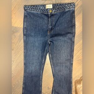 Frame denim jeans braided waist Size 29